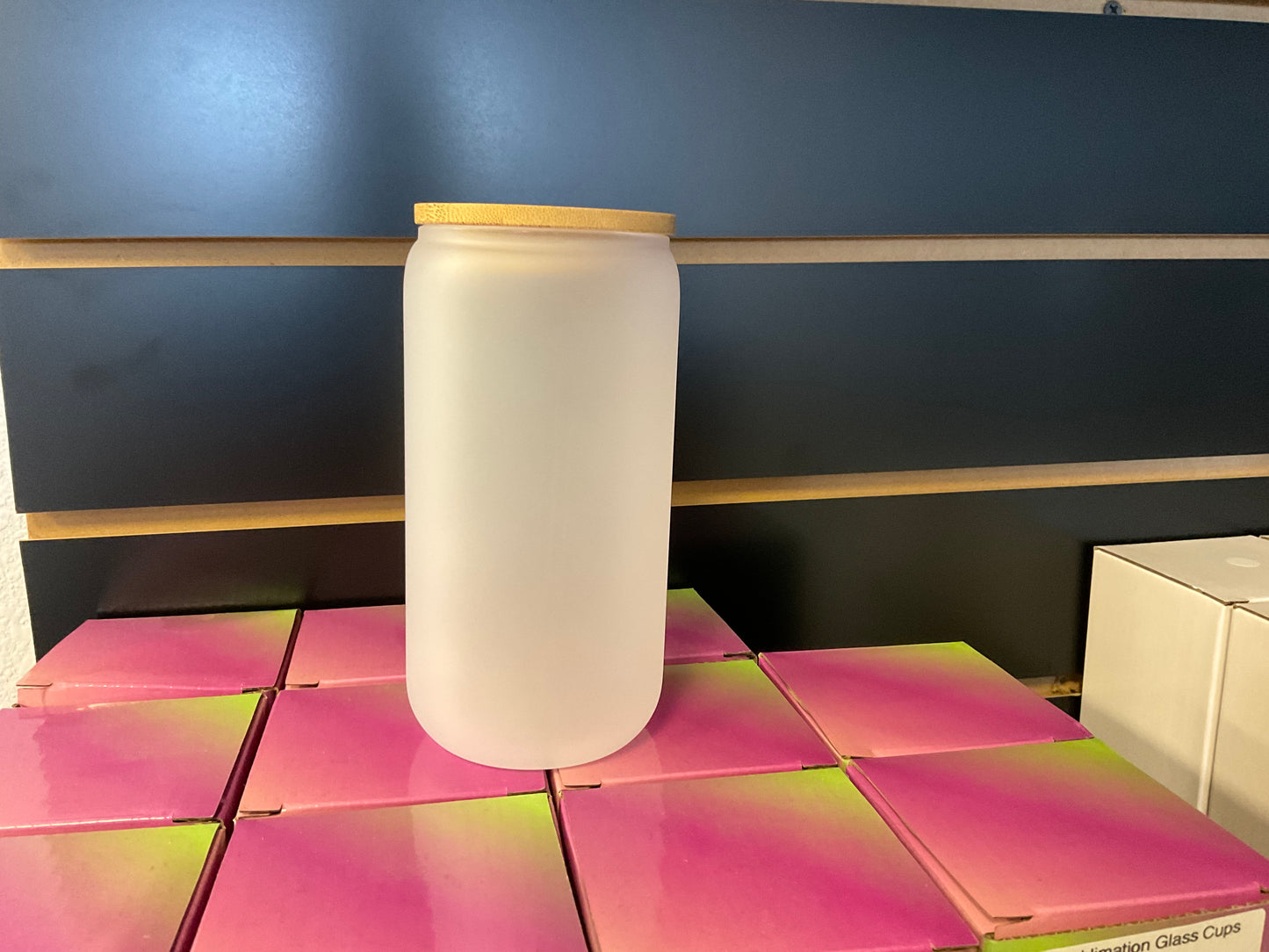 16 oz Sublimation Glass Cups