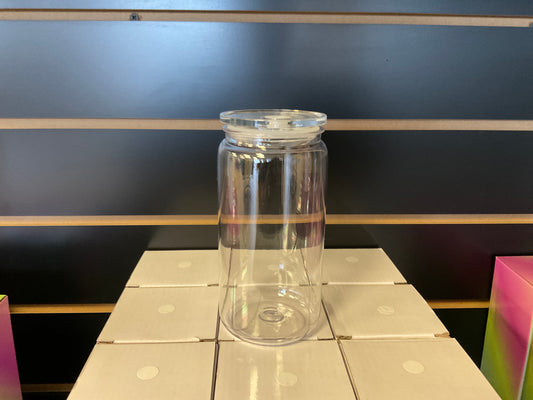 16 oz Sublimation Glass Cups