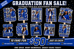 10 Custom Graduation Fans