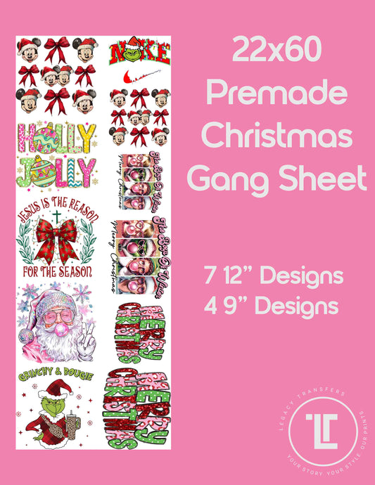 Premade Christmas Gang Sheet 2