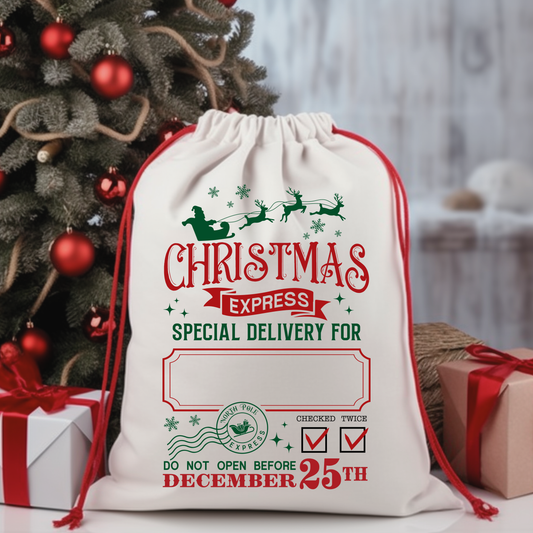 Personalized Santa Sacks