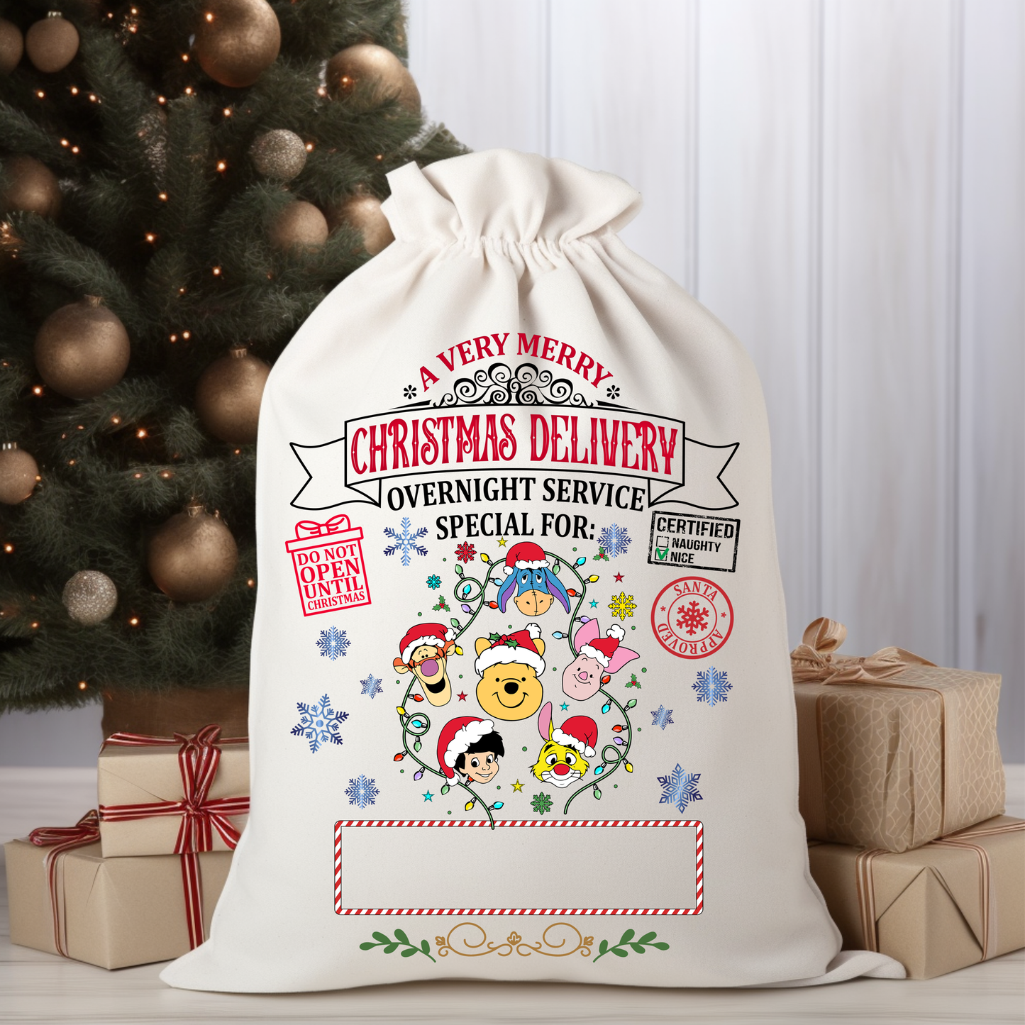 Personalized Santa Sacks - Christmas Delivery