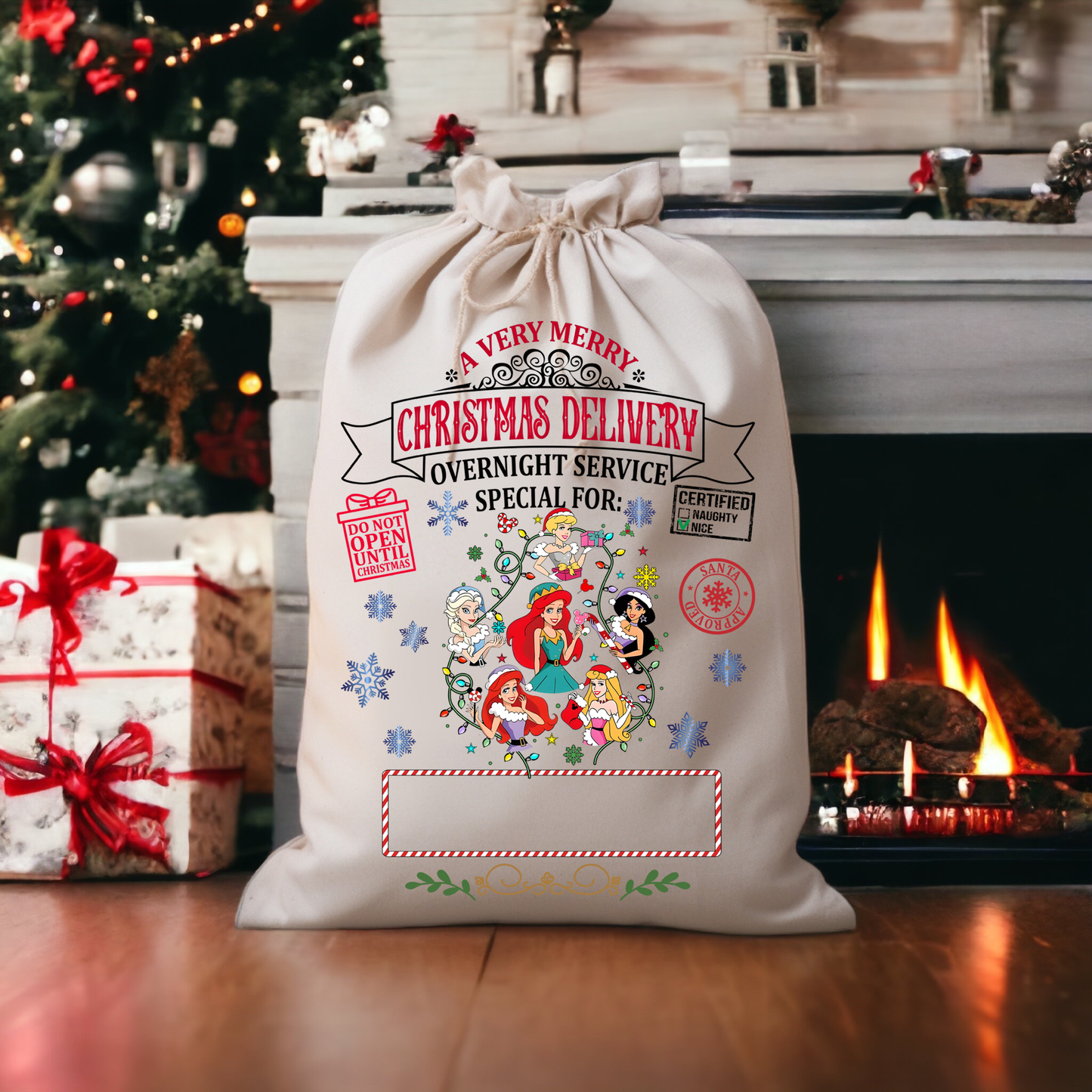 Personalized Santa Sacks - Christmas Delivery