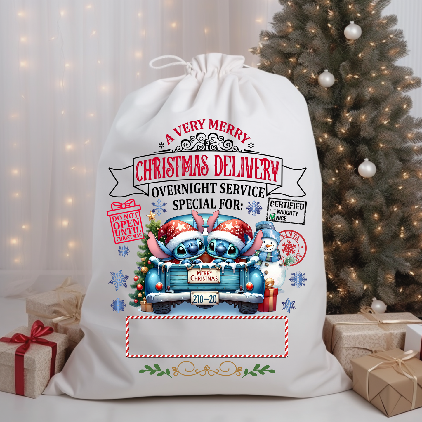 Personalized Santa Sacks - Christmas Delivery