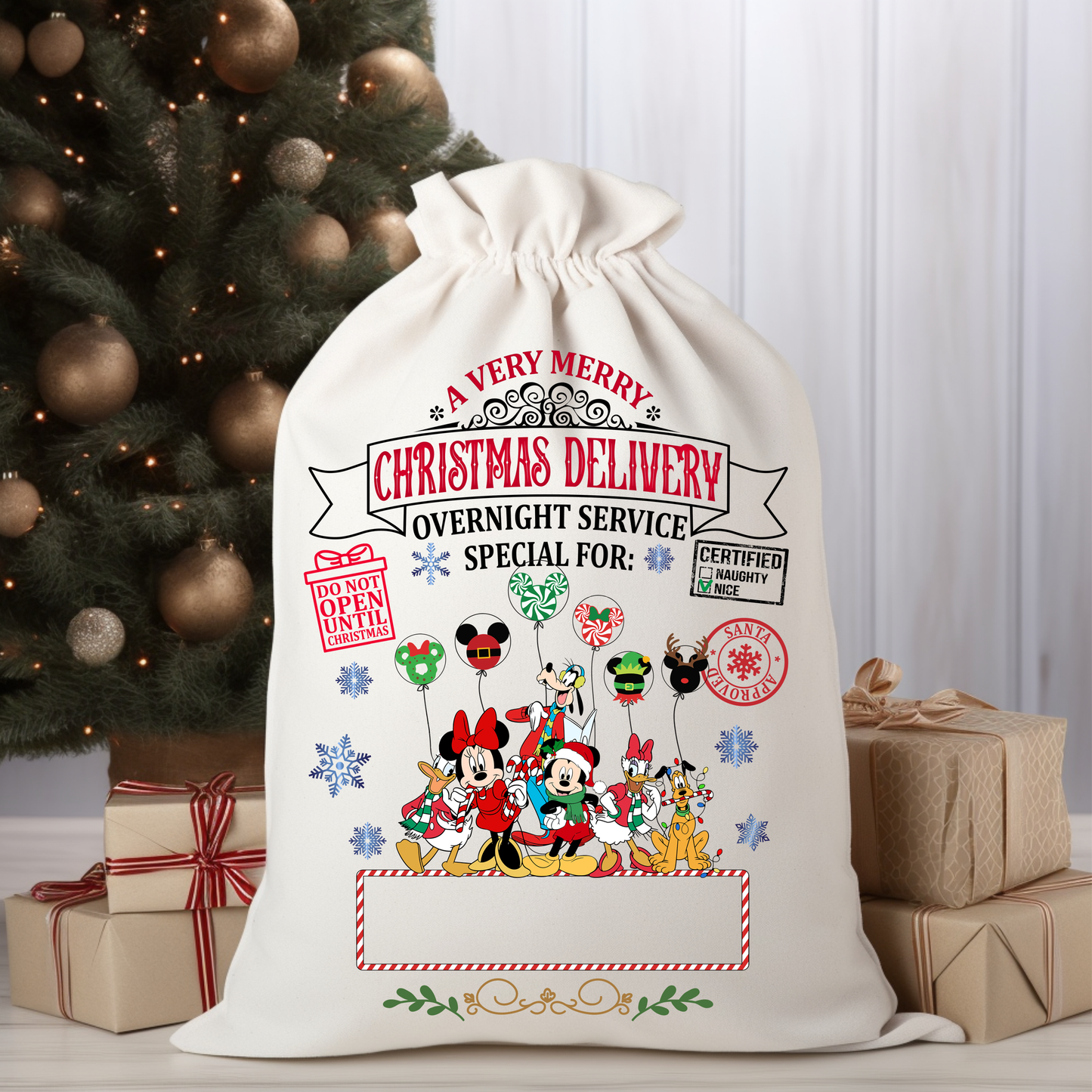 Personalized Santa Sacks - Christmas Delivery