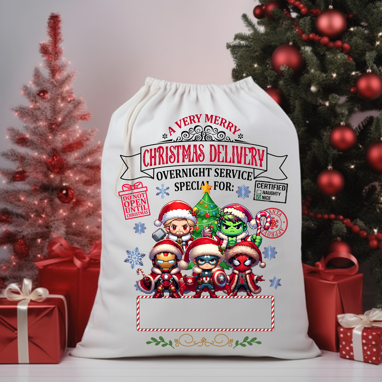 Personalized Santa Sacks - Christmas Delivery