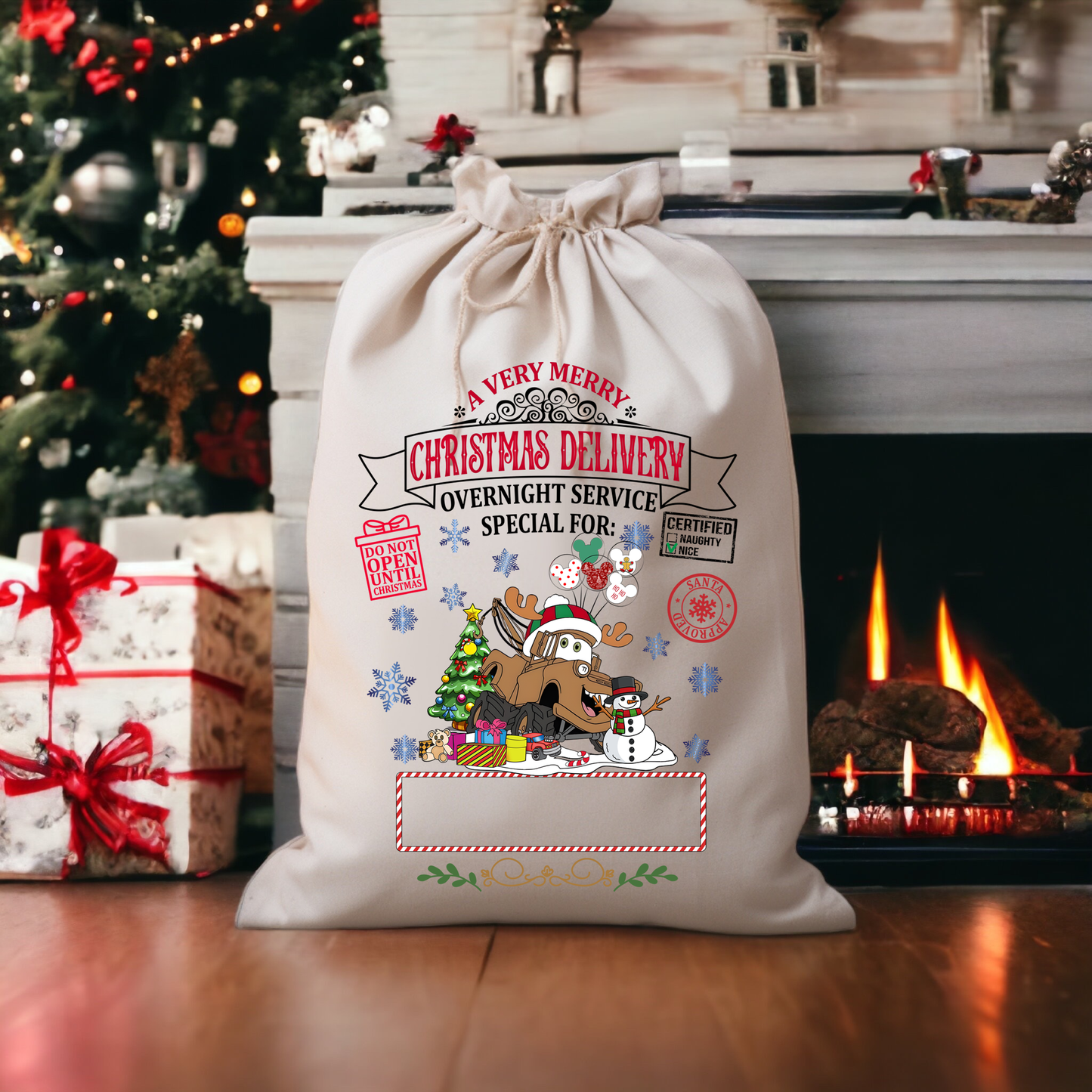 Personalized Santa Sacks - Christmas Delivery