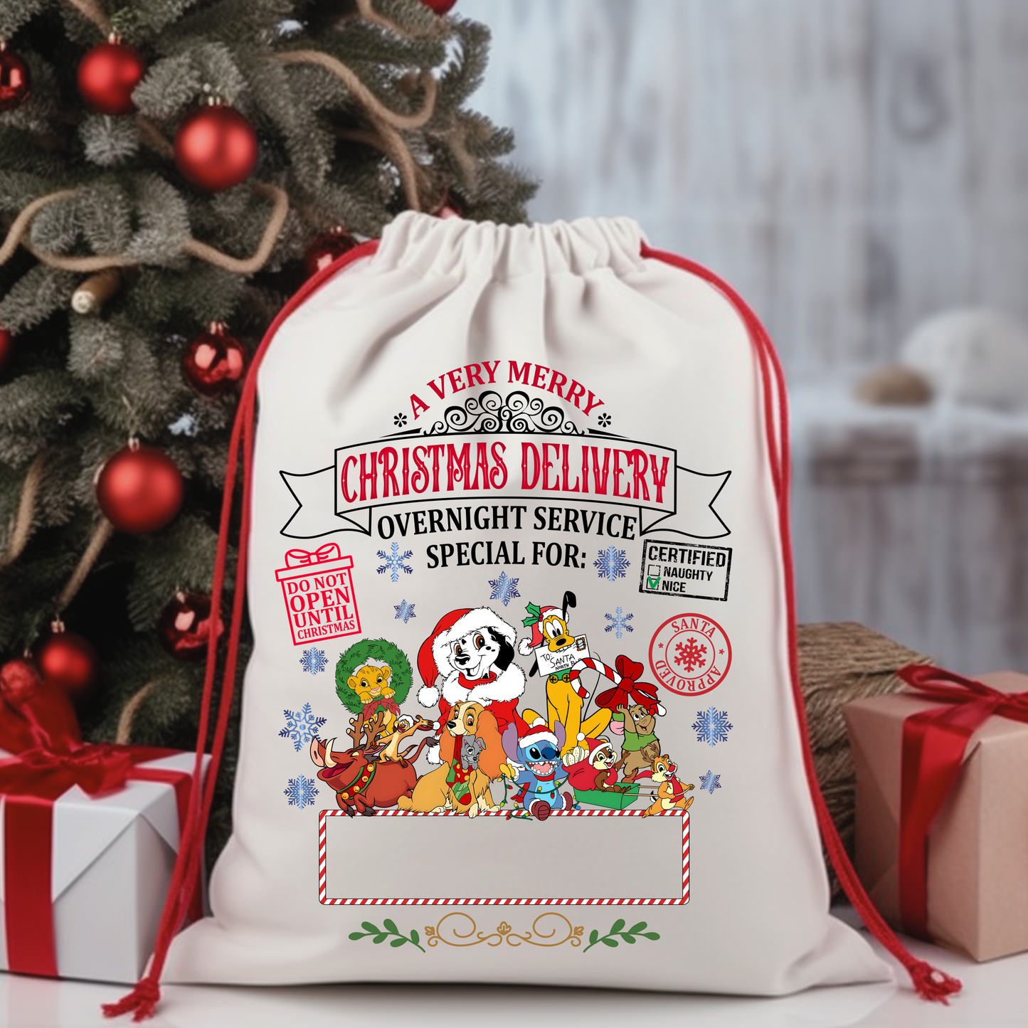 Personalized Santa Sacks - Christmas Delivery