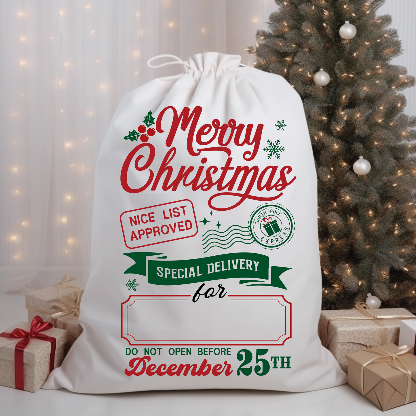 Personalized Santa Sacks