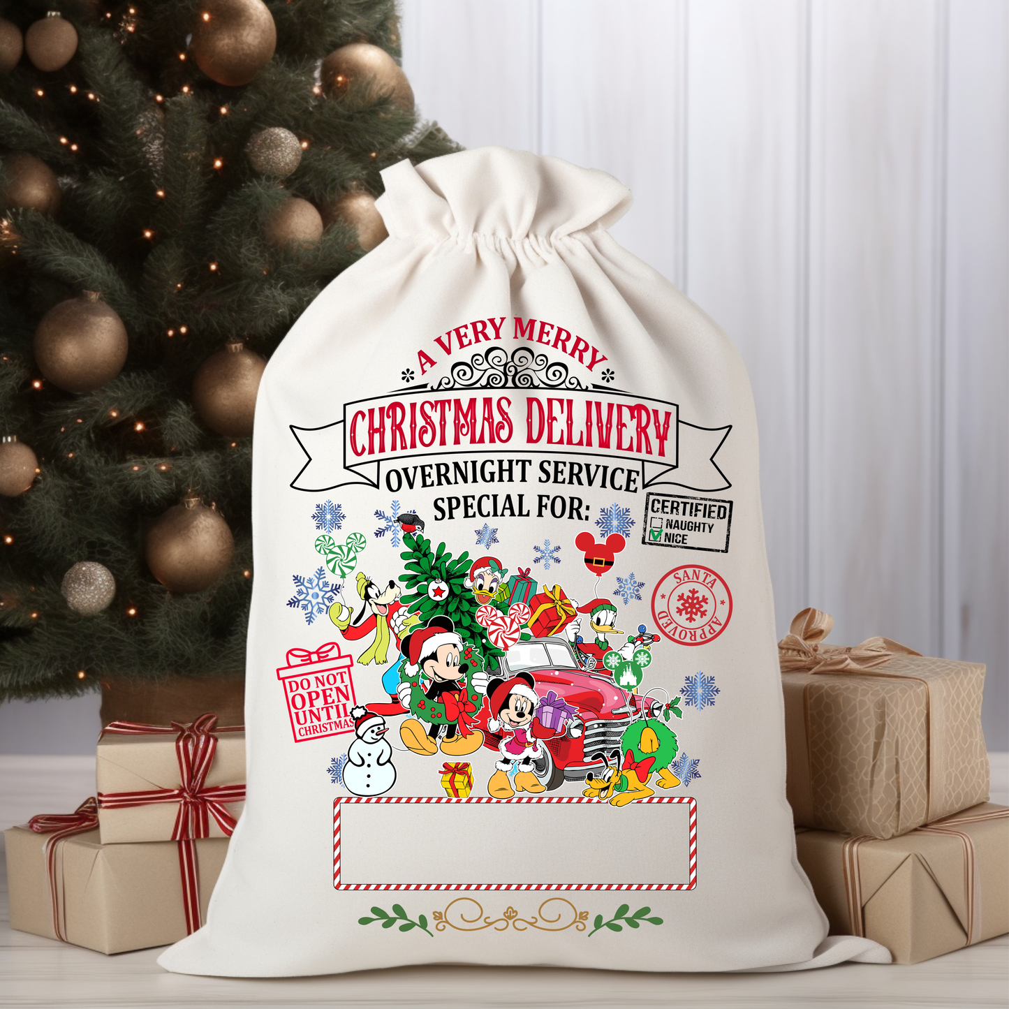 Personalized Santa Sacks - Christmas Delivery