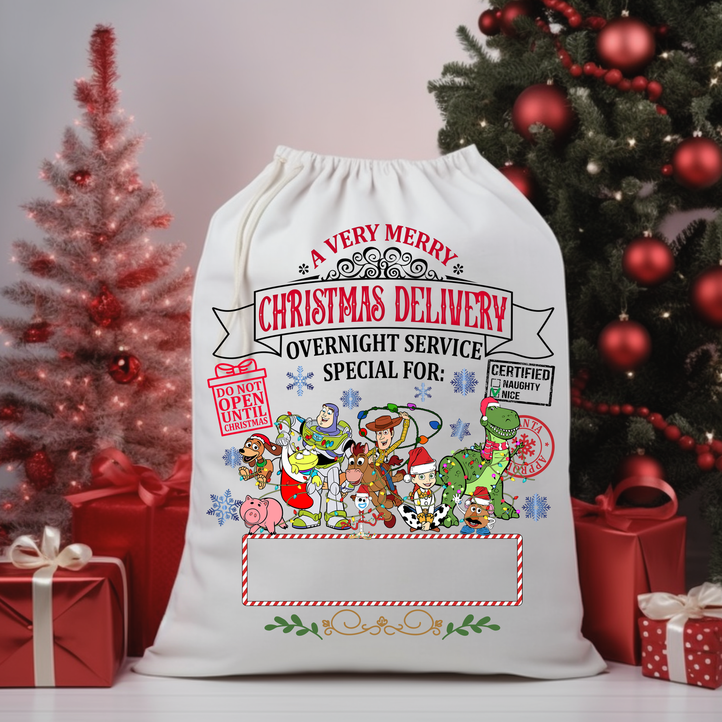 Personalized Santa Sacks - Christmas Delivery