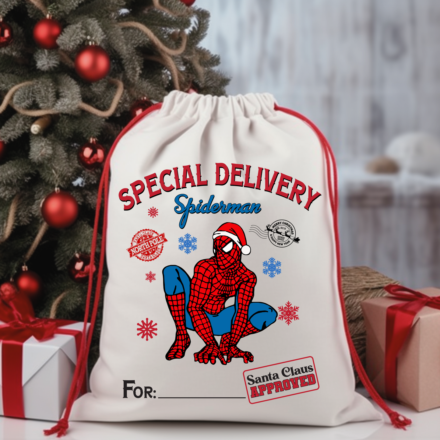 Personalized Santa Sacks - Cartoon Characters