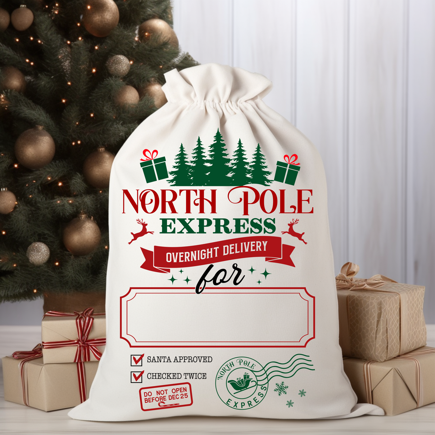 Personalized Santa Sacks