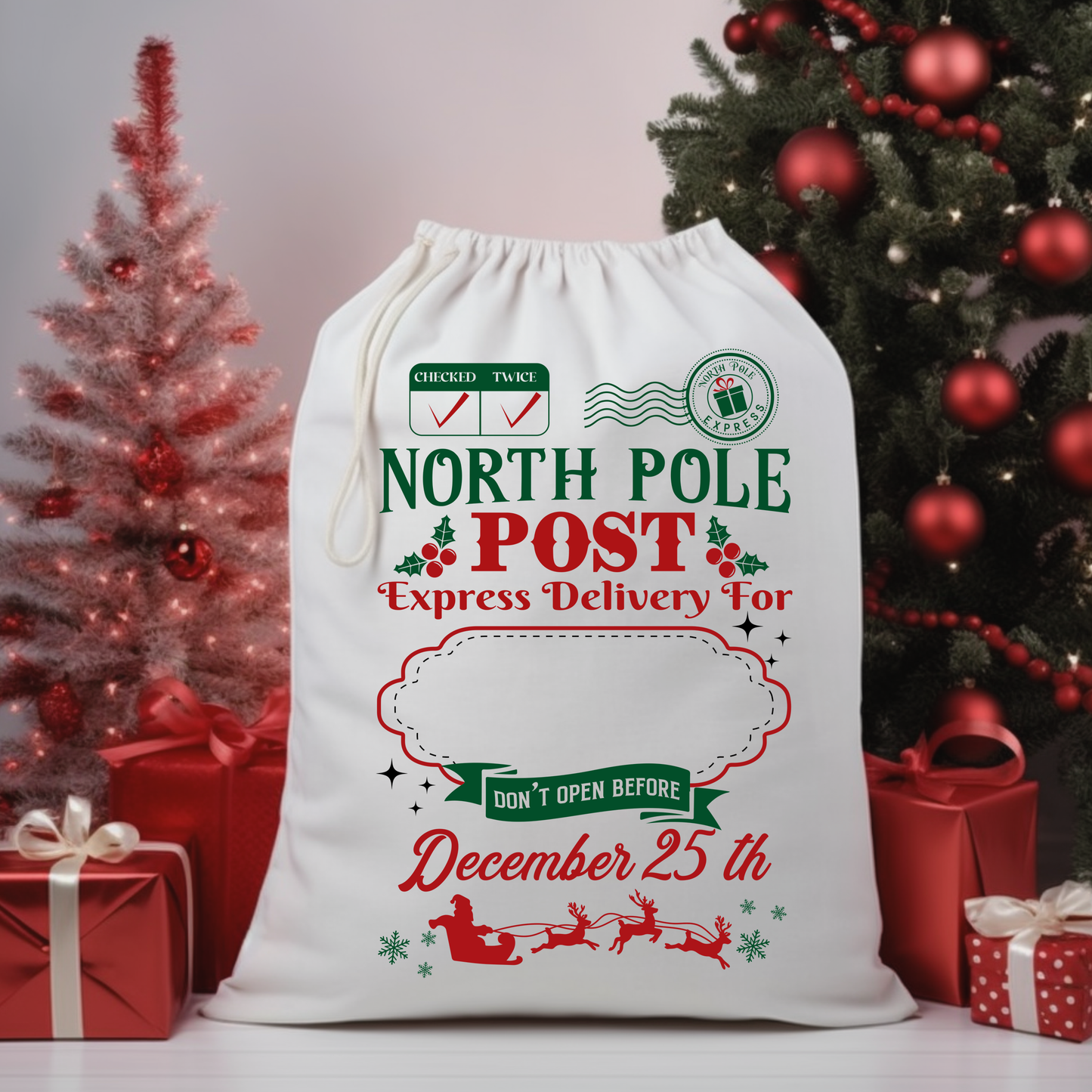 Personalized Santa Sacks