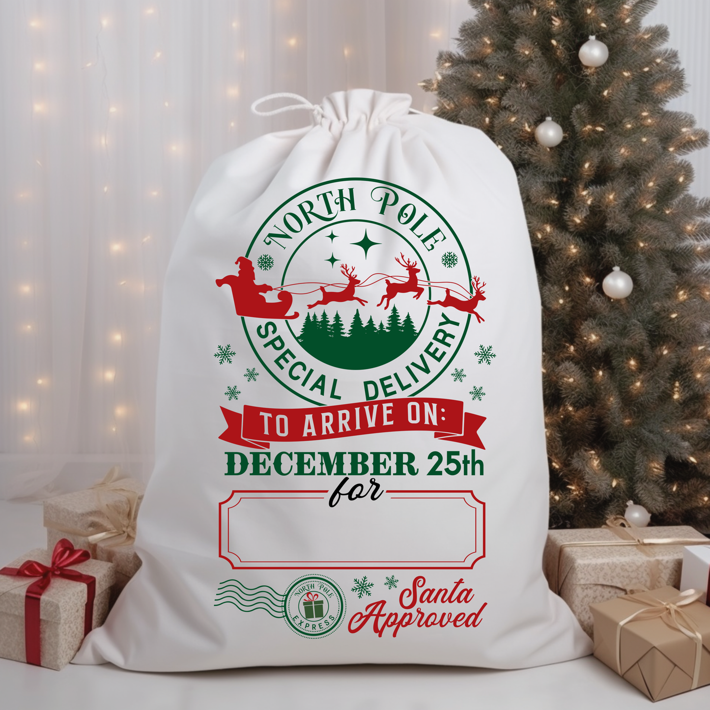 Personalized Santa Sacks