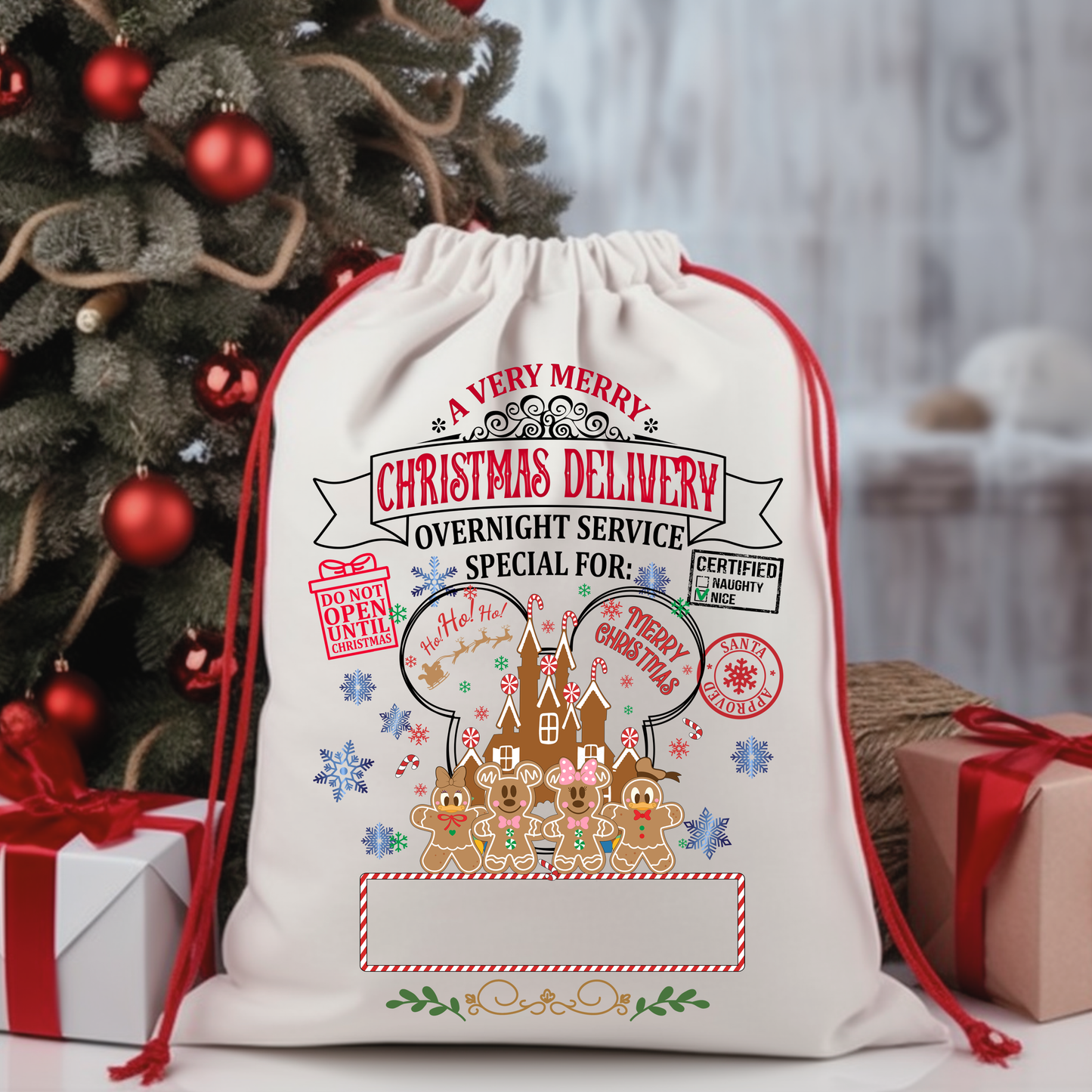 Personalized Santa Sacks - Christmas Delivery