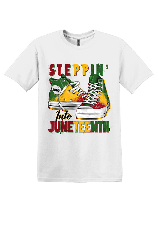 Steppin' Into Juneteenth Shirt