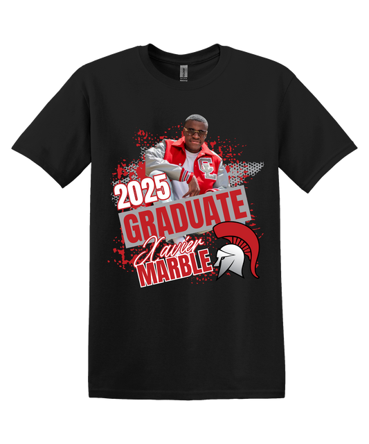 Xavier Marble's Graduation Shirt