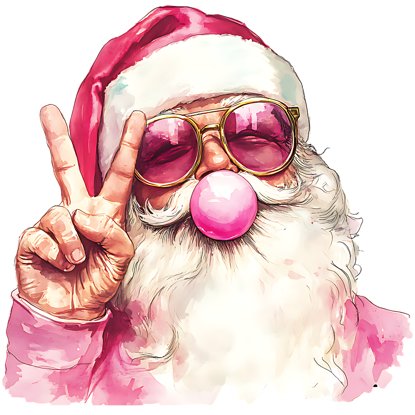 Pink Santa Claus